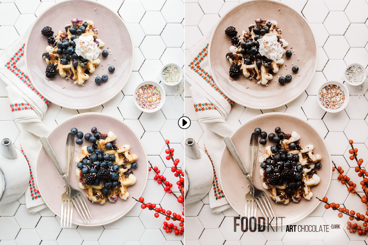 FoodKit - Food Presets Bundle, an Action Add-On by Presetrain Co. (Photo 4 of 22)