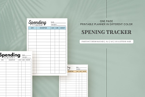 Editable Spending Tracker