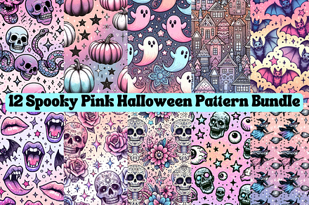 Spooky Halloween Pattern Bundle