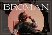 Broman - Experimental Serif Fonts, a Serif Font by Konstantine Studio (Thumbnail 1 of 3)