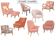 Armchair VECTOR illustrations, a Graphic by Natalka Dmitrova art (Thumbnail 9 of 19)