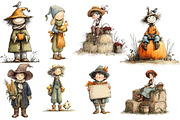 Whimsical Thanksgiving Clipart, an Illustration by Designworld (Thumbnail 2 of 6)