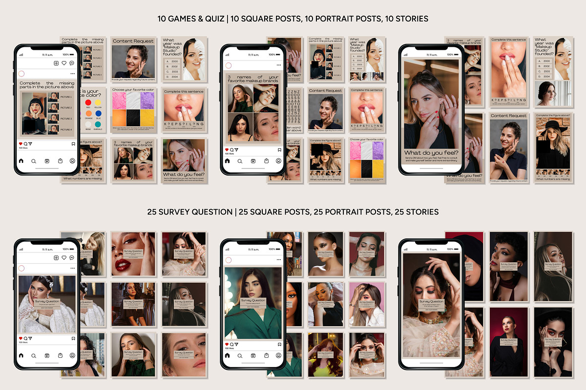 Makeup Canva Template, a Social Media Template by Kalubuak (Photo 6 of 10)