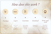 Canva *Elegant Wedding* Invitation, an Invitation Template by ElladesignCo (Thumbnail 5 of 5)