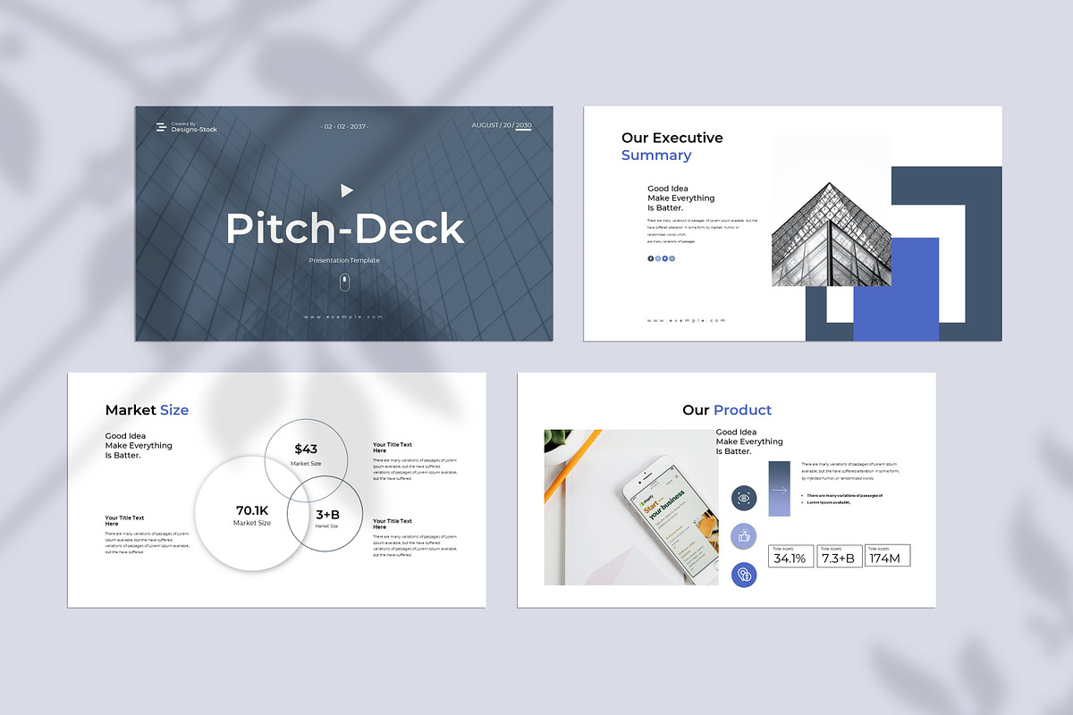 Pitch-Deck Presentation Template, a Presentation Template by Creative-Work (Photo 9 of 9)
