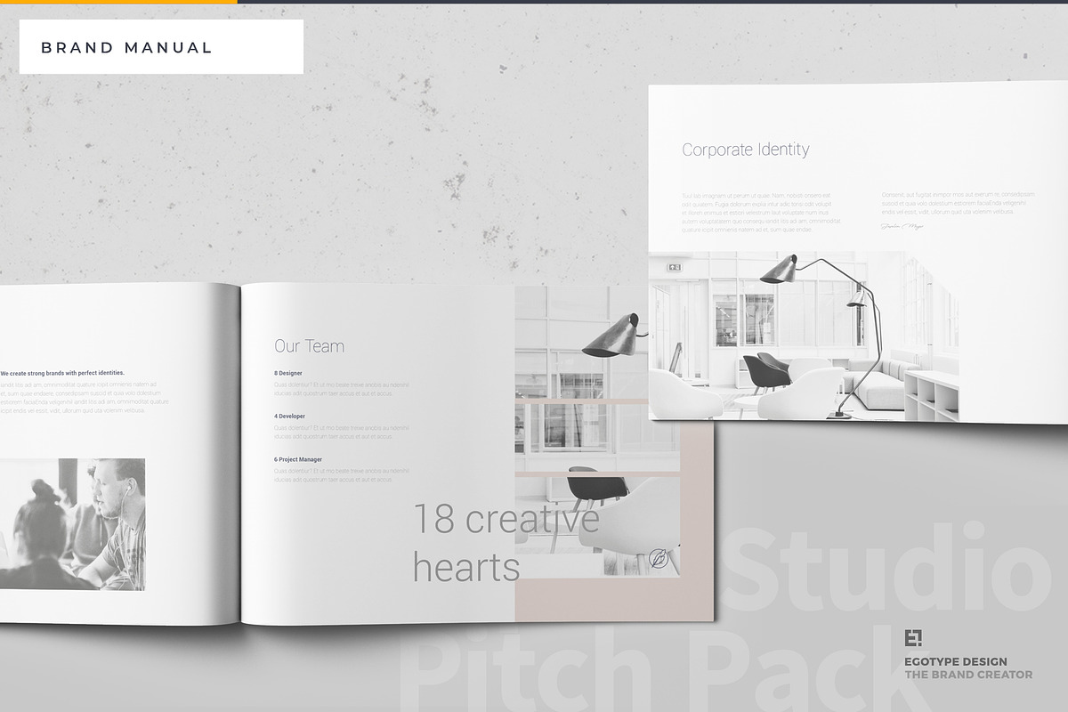 Calm Brand Guidelines, a Brochure Template by Egotype (Photo 27 of 35)
