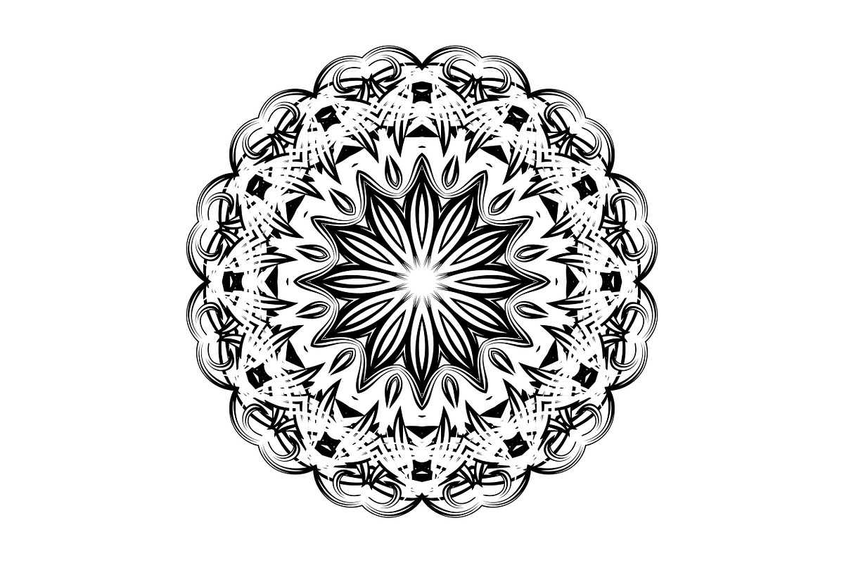 High Quality Mandala Clipart Bundle, a Decorative Illustration by NJ Himel (Photo 78 of 103)