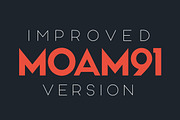MOAM91 Typeface - Improved Edition, a Font by NawrasKhrais (Thumbnail 1 of 5)