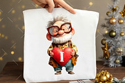 Grandpa Holding Heart Alphabet, an Illustration by OK Design (Thumbnail 6 of 6)
