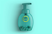 Foaming Soap Dispenser Bottle Mockup, a Cups & Container Mockup by Digitalphaser (Thumbnail 8 of 8)