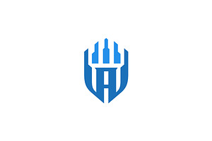 Initial letter A abstract shield, a Graphic by boriman05