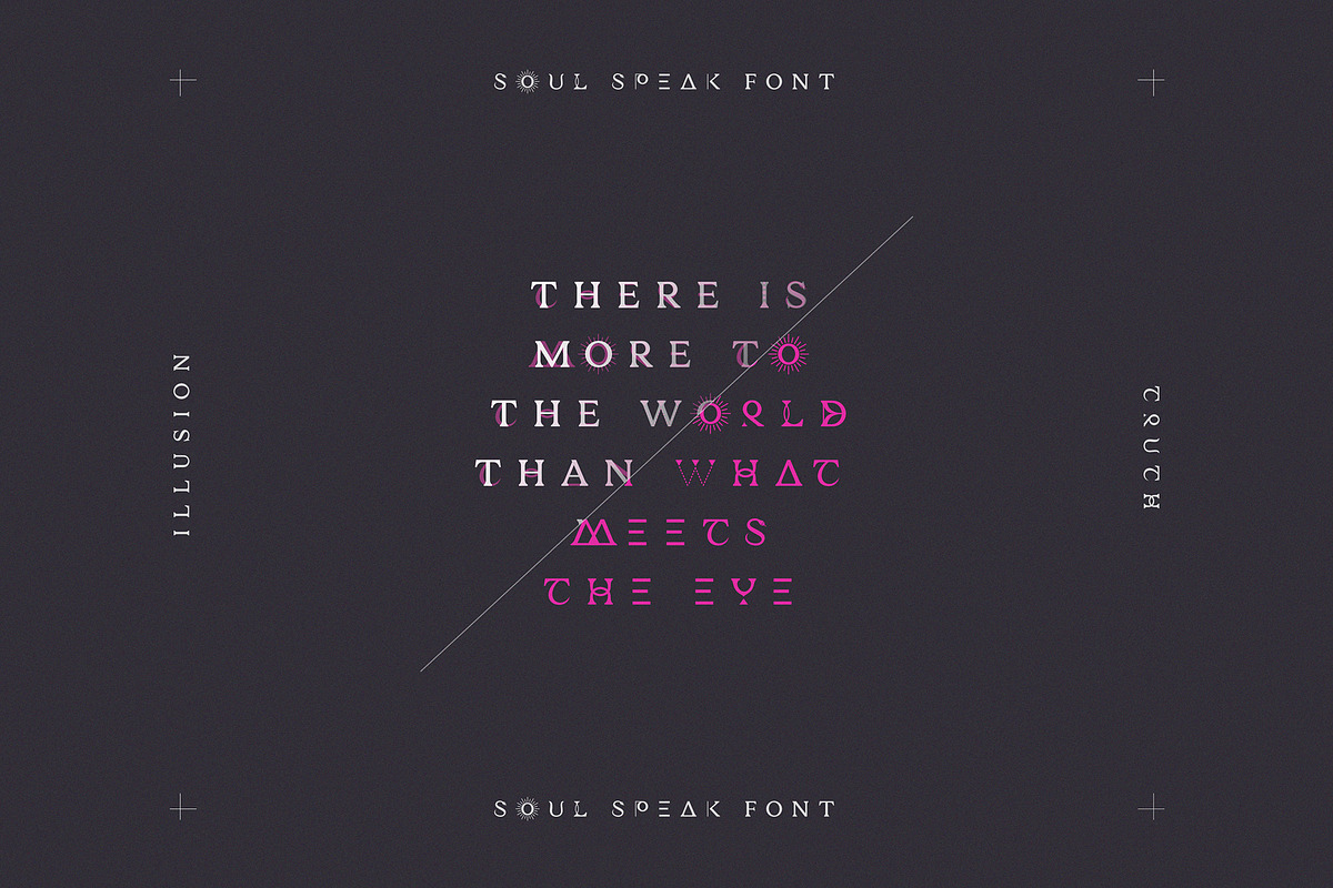 Soul Speak - cosmic symbols serif, a Serif Font by Minna Kaario (Photo 5 of 13)