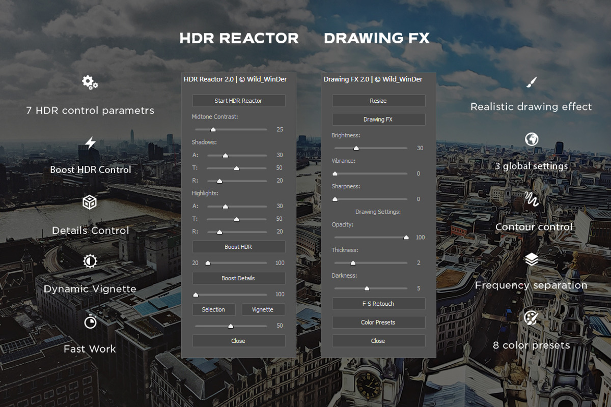 HDR Reactor Panel 2.0 preview 3