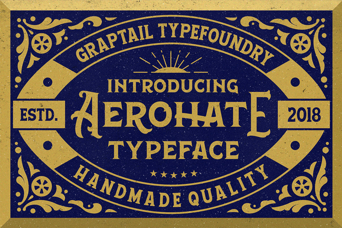 Aerohate Typeface + Extras