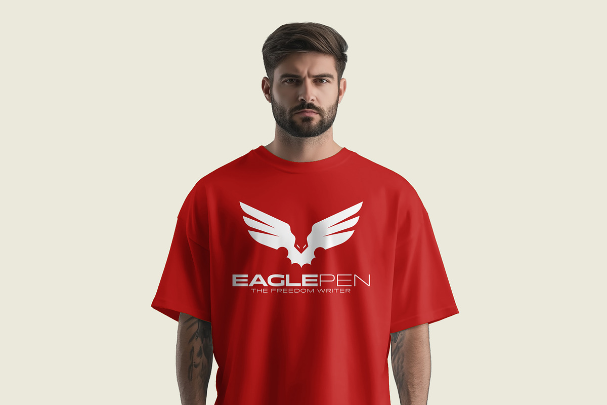 Handsome Men T-shirt Mockup, a Shirt Mockup by INTENTFX (Photo 11 of 12)