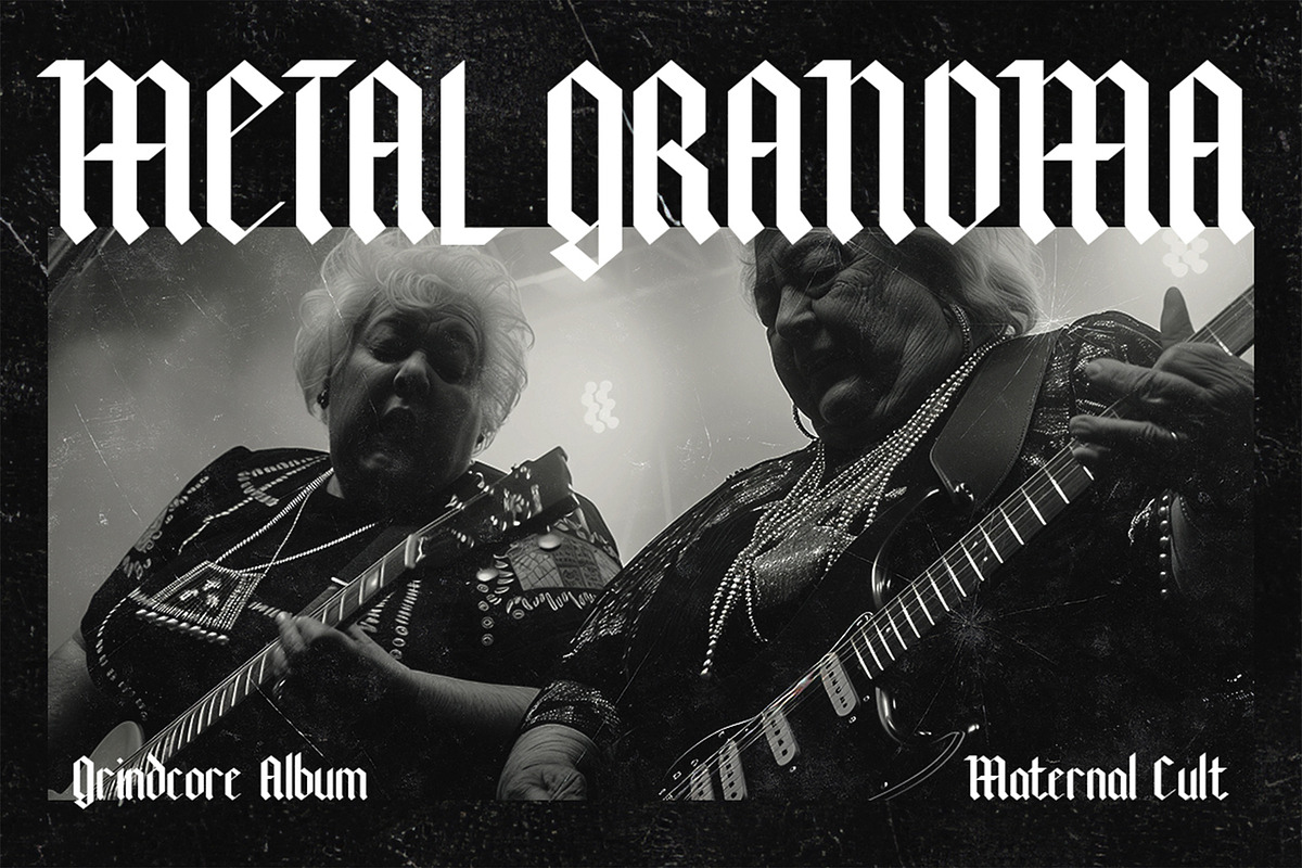 Blackville - Gothic Blackletter Font, a Blackletter Font by Pekotype (Photo 9 of 15)