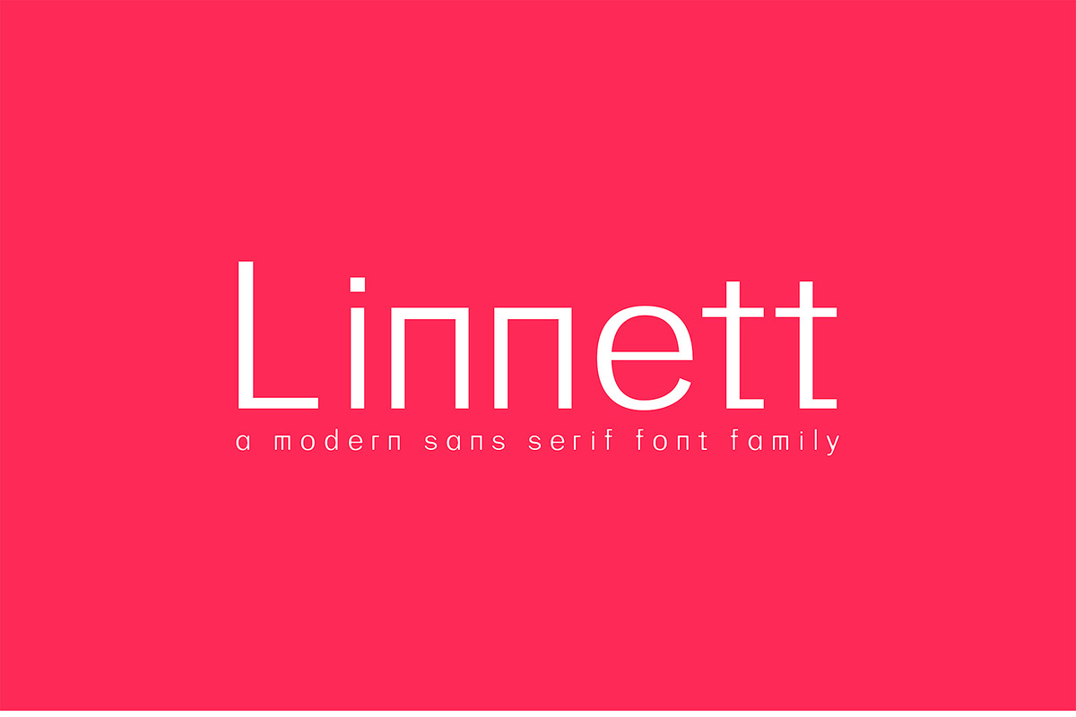 Linnett Sans Serif Font Family