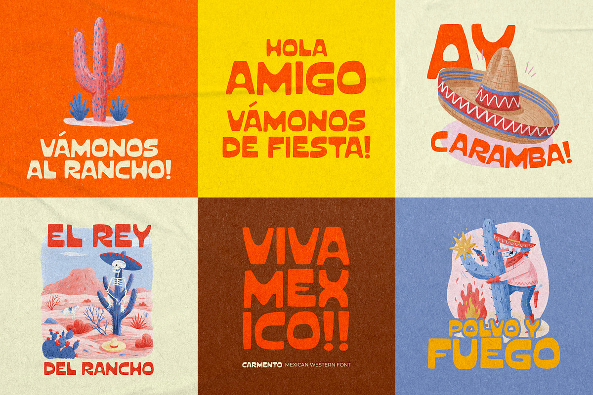 Carmento - Mexican Western Font, a Sans Serif Font by ikiiko (Photo 5 of 7)