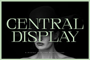 Central Display, a Serif Font by Prioritype Co (Thumbnail 1 of 10)