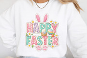 Faux Yarn Happy Easter png, an Illustration by Watercolor design (Thumbnail 3 of 6)