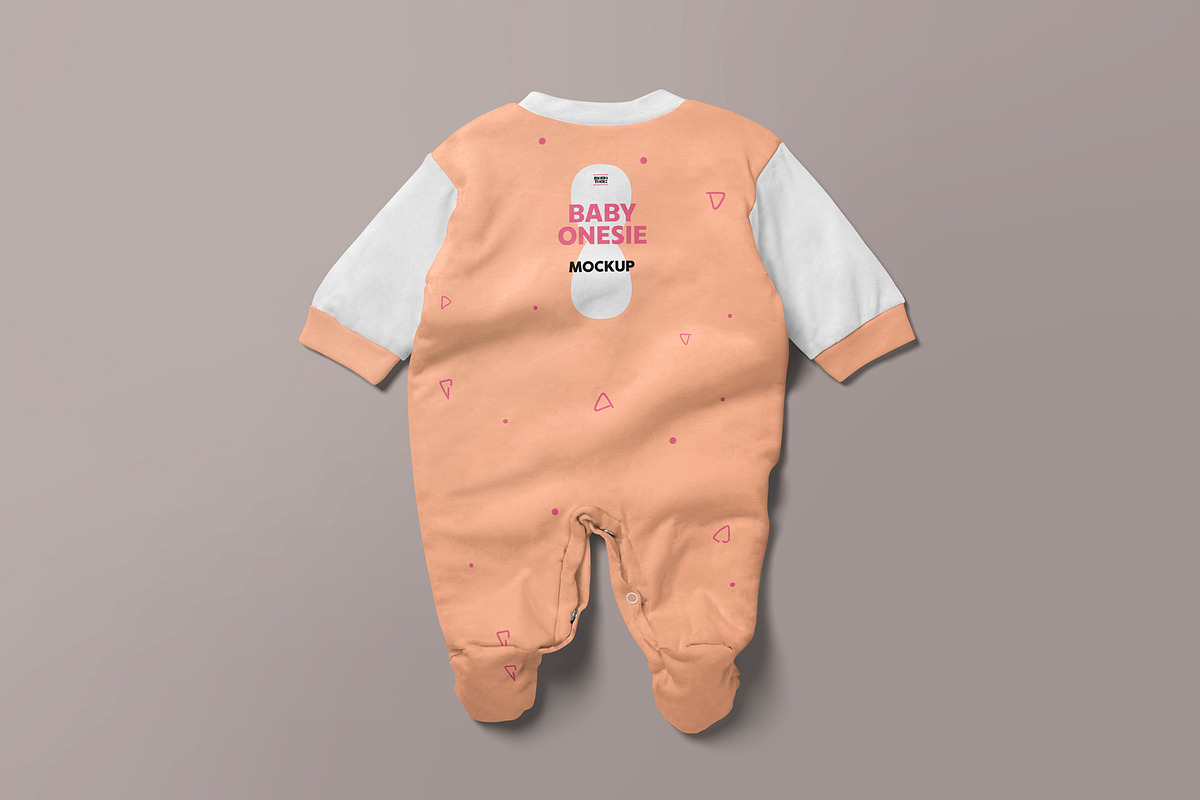 Baby Onesie Mockup, a Product Mockup by MockupCraft (Photo 7 of 7)