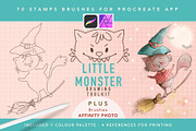 Little Monster Toolkit, a Brush Add-On by Rosangela Curti (Thumbnail 1 of 13)