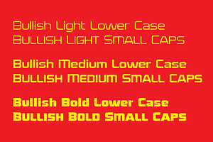 Bullish - Sans Serif Font Family