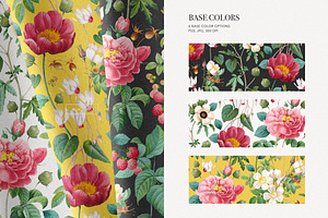 Charming Botanical Pattern & Plants