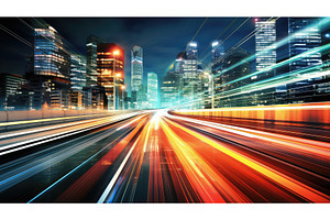 traffic urban road background ai, a Transportation Photo by pikepicture