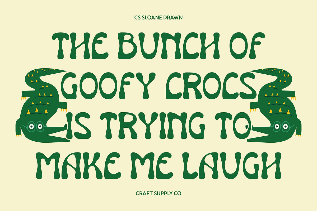 CS Sloane Drawn, a Sans Serif Font by Craft Supply Co. (Photo 2 of 8)