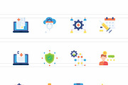Healthcare SaaS & Telehealth Icons, a Solid Icon by IconBunny (Thumbnail 2 of 2)