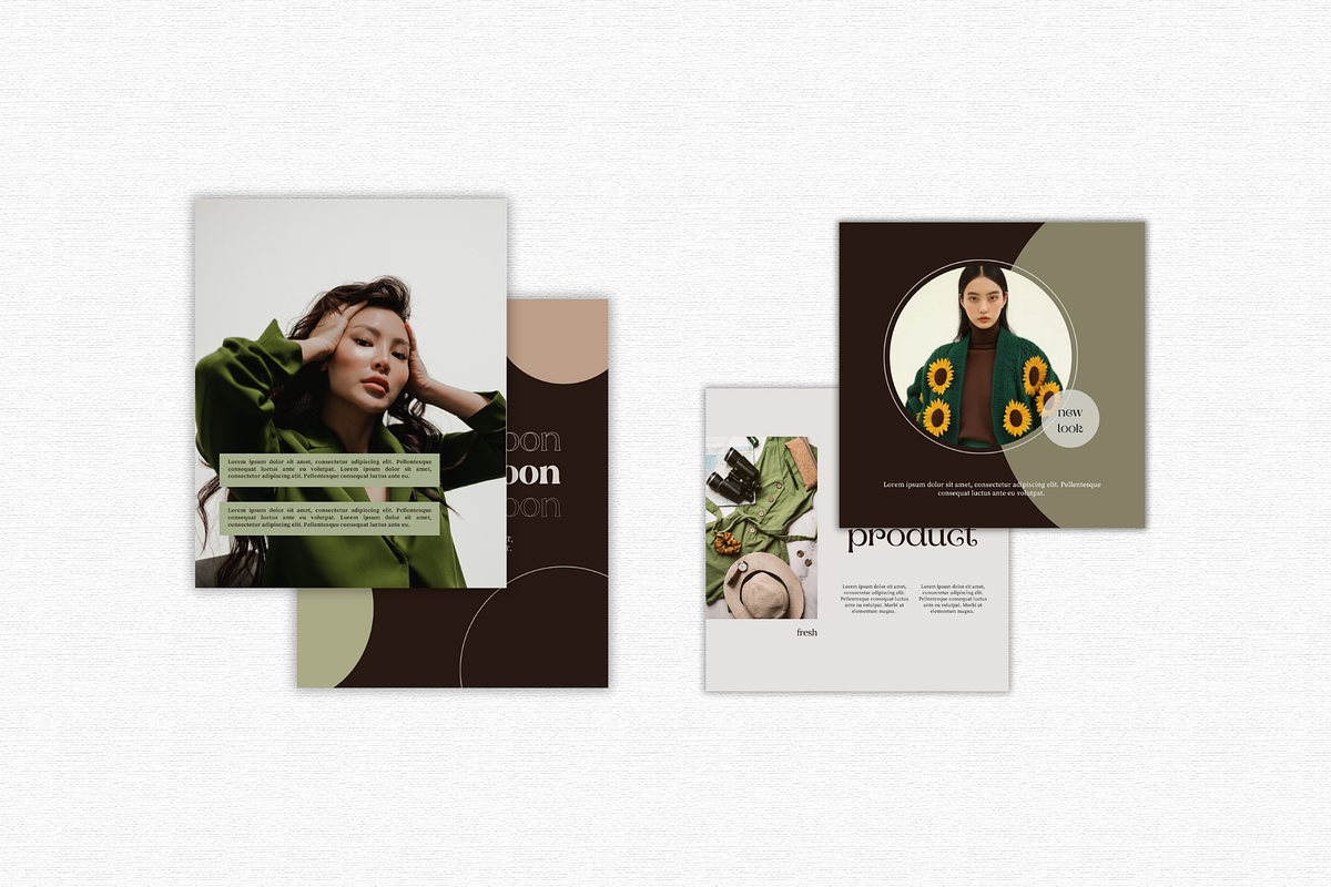 Editorial Fresh Instagram Templates, a Social Media Template by Lumisse Studio (Photo 5 of 10)