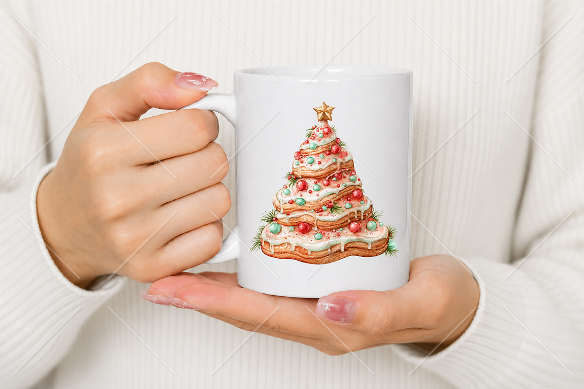 Christmas Cookie Clipart PNG Bundle, a Seasonal Illustration by Canvas Craft (Photo 9 of 10)