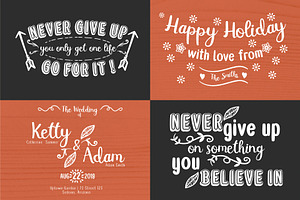 Double Smoothie Font Duo & Family