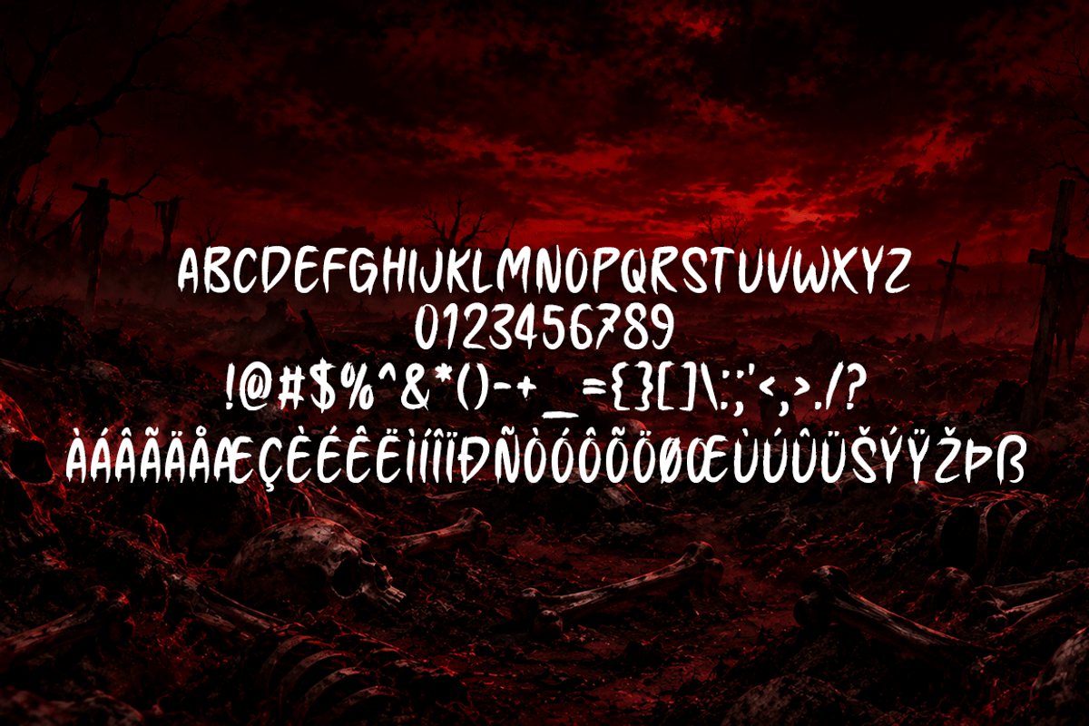 Bone Dust Typeface, a Handwritten Font by Seemly Fonts (Photo 6 of 6)