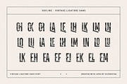 skyline - vintage ligature sans font, a Sans Serif Font by SilverStag Type Foundry (Thumbnail 12 of 16)