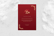 Christmas Thank You Card Template, a Card Template by BrandPacks (Thumbnail 4 of 5)
