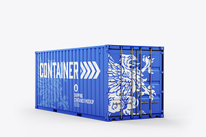 Shipping Container Mockup Set