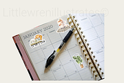 Cozy Plant Lovers Clip Art-Stickers, a Decorative Illustration by Little Wren Illustrates (Thumbnail 4 of 6)