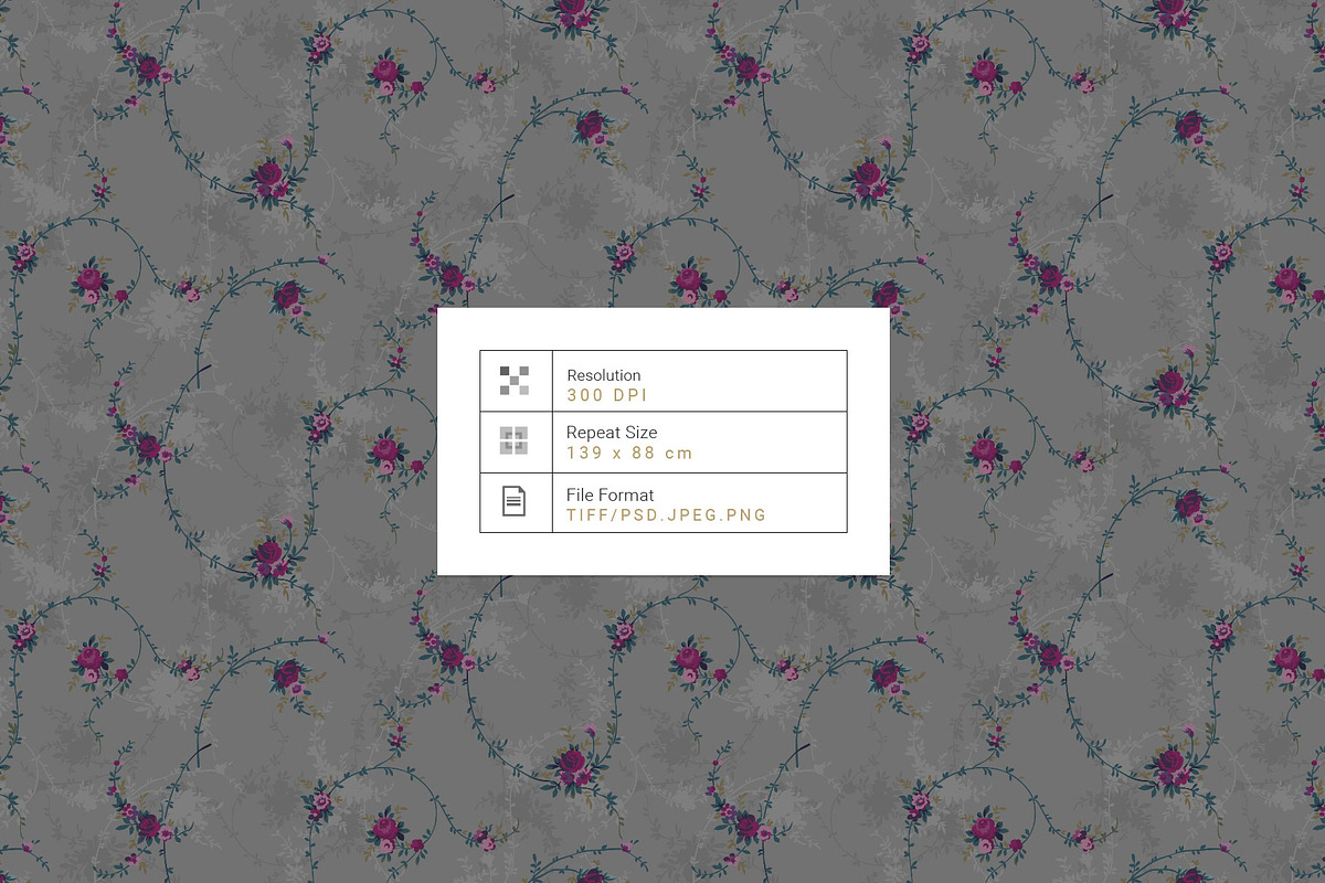 Rosa Selvaggia, Floral prints & more, a Pattern Graphic by TSTUDIO (Photo 4 of 21)