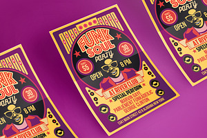 Funk Soul Party Flyer Poster