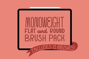 Procreate Monoweight Brush Pack