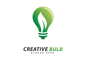 Creative Bulb logo concept vector, a Branding & Logo Template by T.Vooka