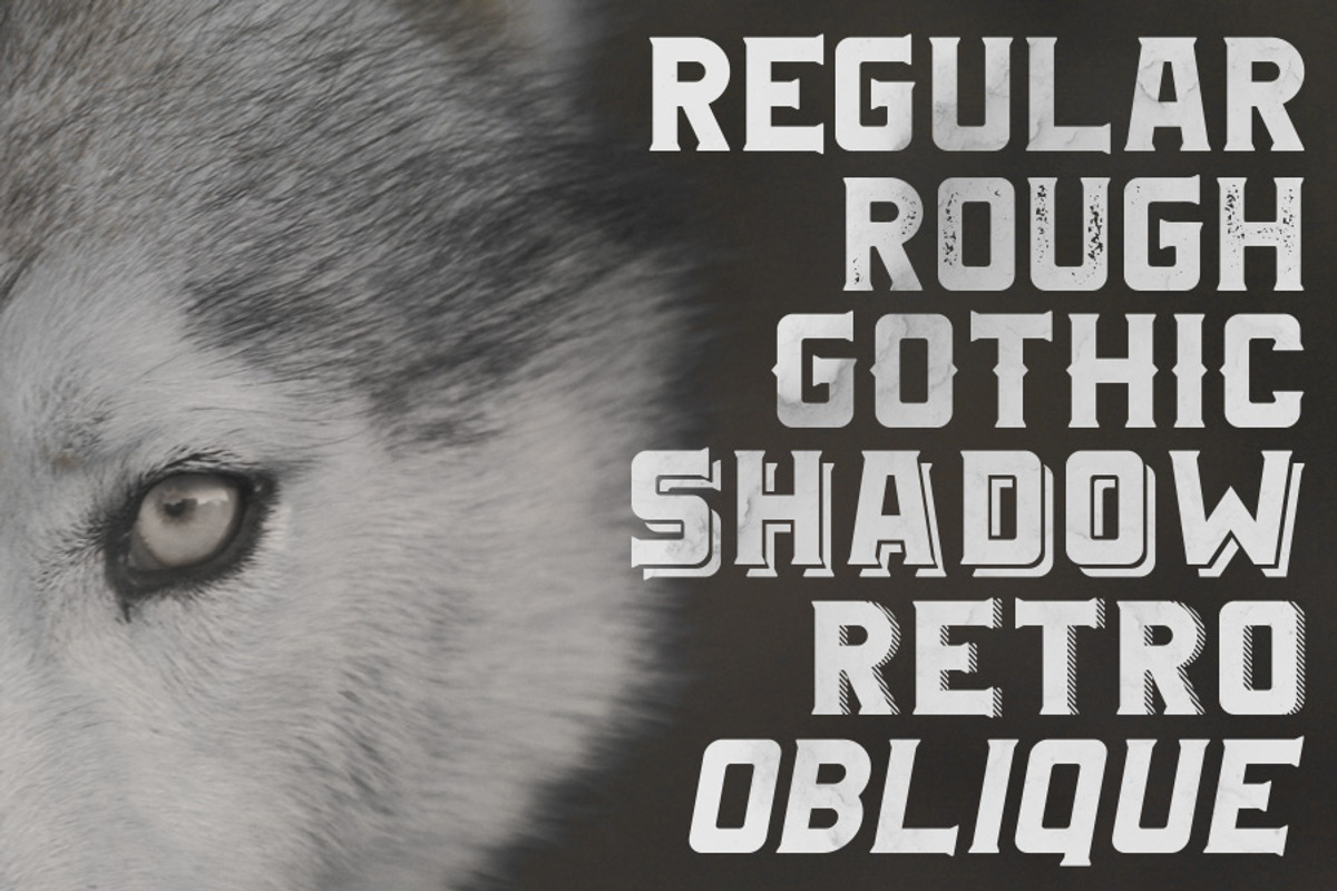 Fenrir Typeface preview 2