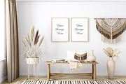 Frame Mockup Boho - 965, a Print Template by Mockup Shop (Thumbnail 1 of 3)