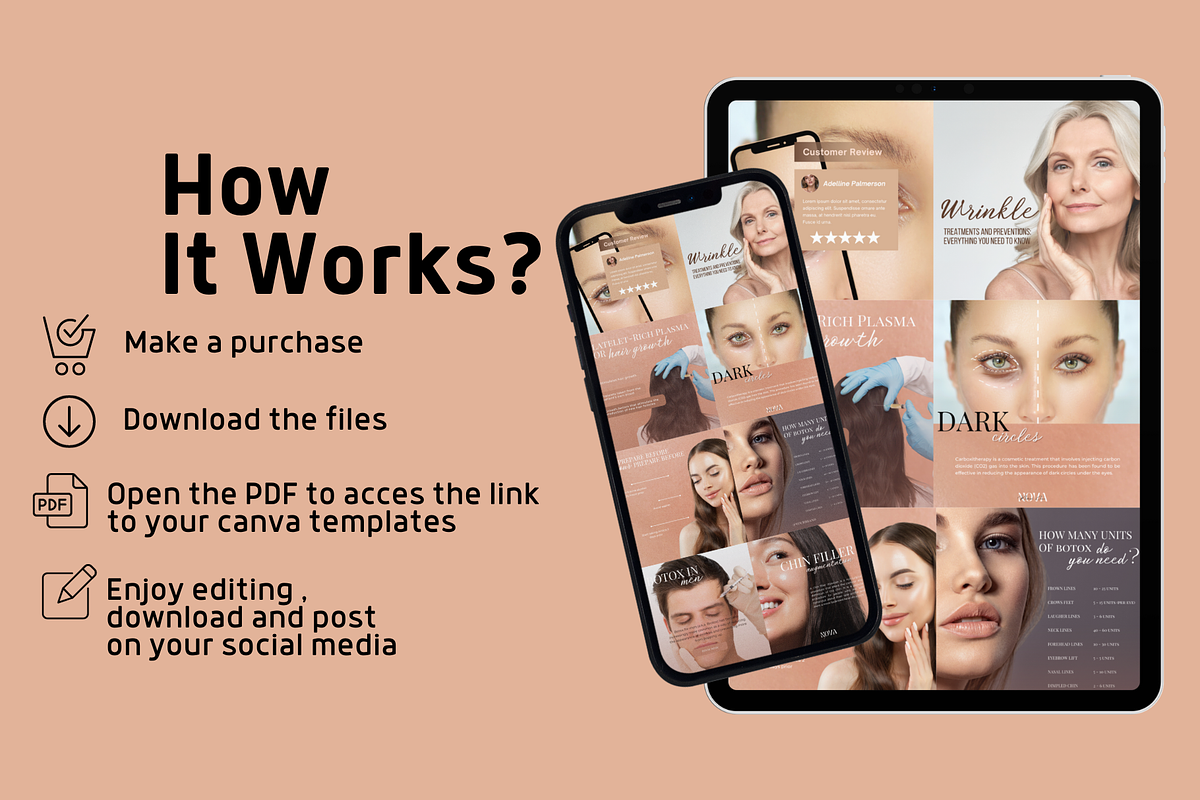 Nurse Injector Instagram Templates, a Social Media Template by Click & Create Co (Photo 4 of 4)