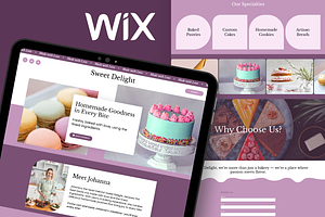 Cake - Wix Studio Website Template, a Wix Template by Kitteeh