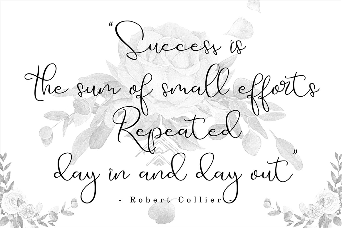 Rainy Days  Elegant Script Font, a Script Font by Aldedesign (Photo 2 of 7)