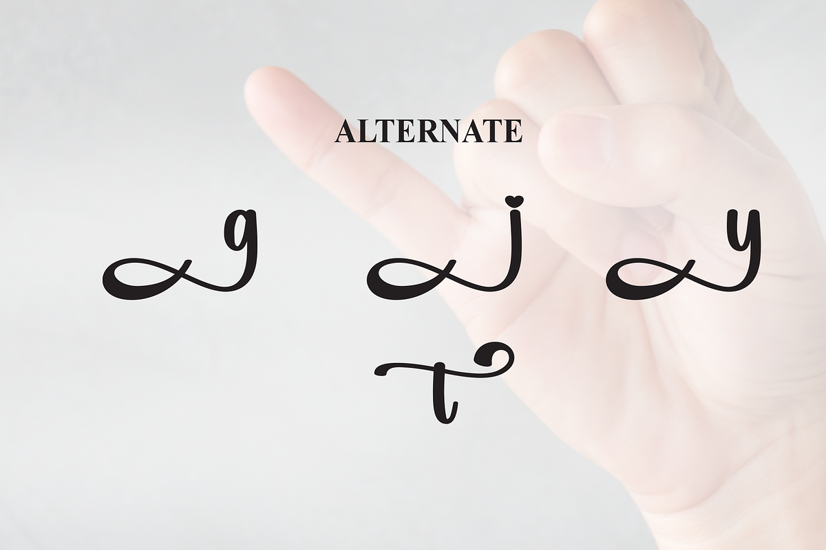 Pinkytoe | Script Font, a Handwritten Font by Scratchones (Photo 8 of 9)