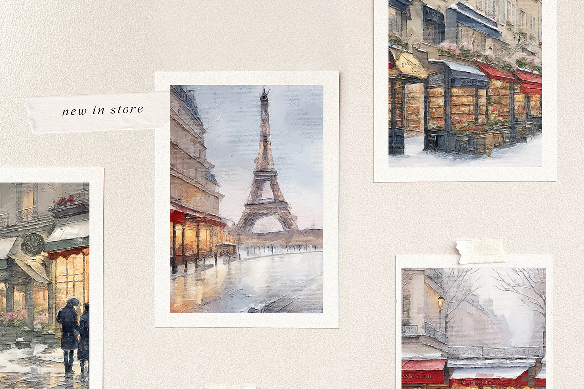 Paris Landscape, a Background Graphic by by creative paper (Photo 3 of 13)